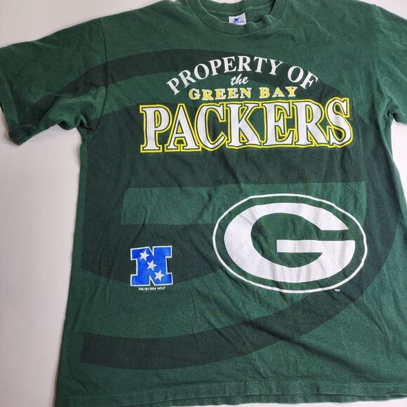 Vintage 1994 Starter Green Bay Packers Big Logo Shirt Size‎ XL - Picture 6 of 9